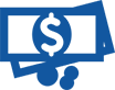 dollars and coins icon